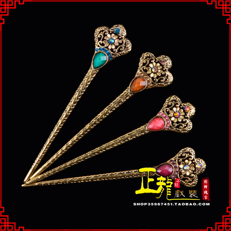 琼海头饰老旦青衣员外夫人簪子 老旦发簪