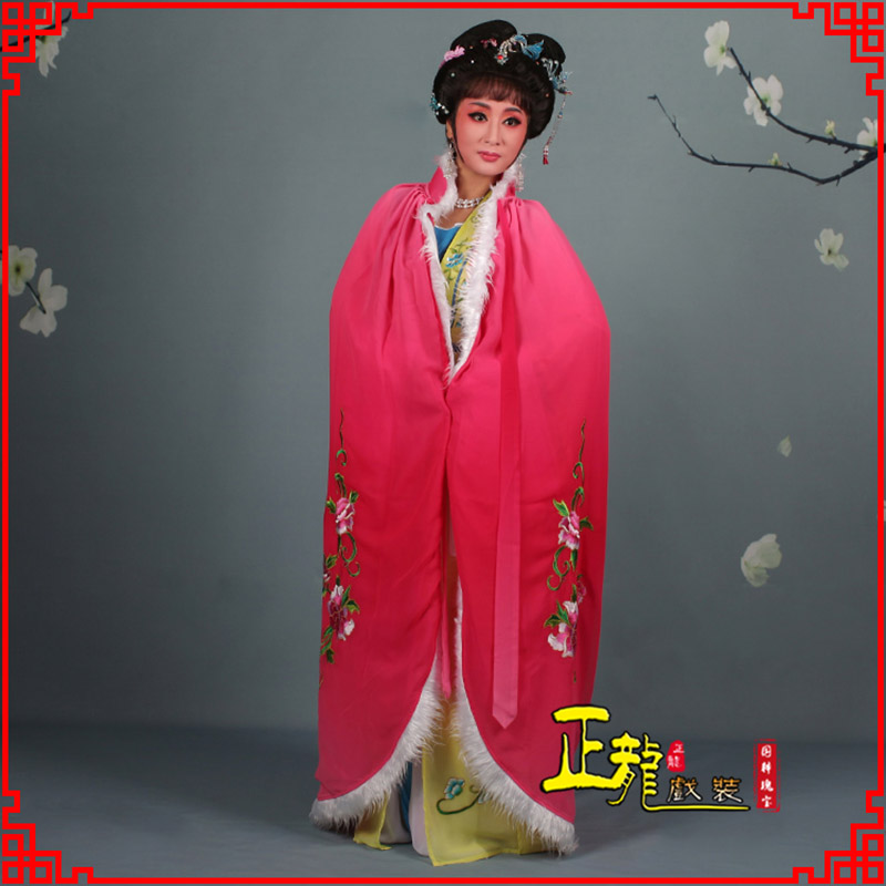琼海小花旦绣花斗篷 花旦披风